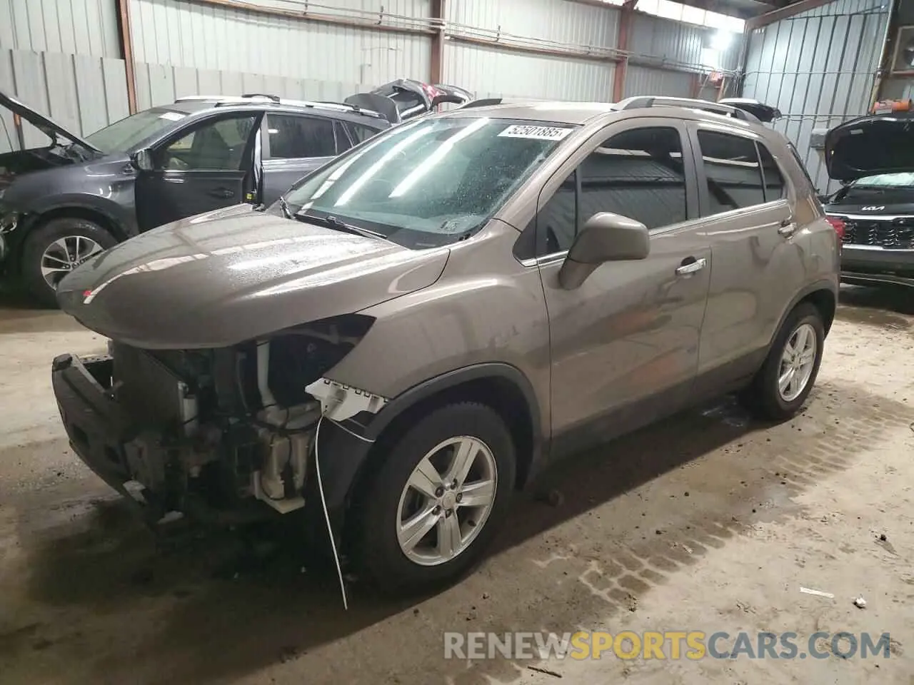 1 Photograph of a damaged car KL7CJLSB2LB348852 CHEVROLET TRAX 2020