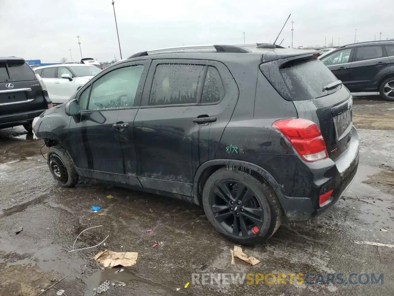 2 Photograph of a damaged car KL7CJLSB3LB333292 CHEVROLET TRAX 2020