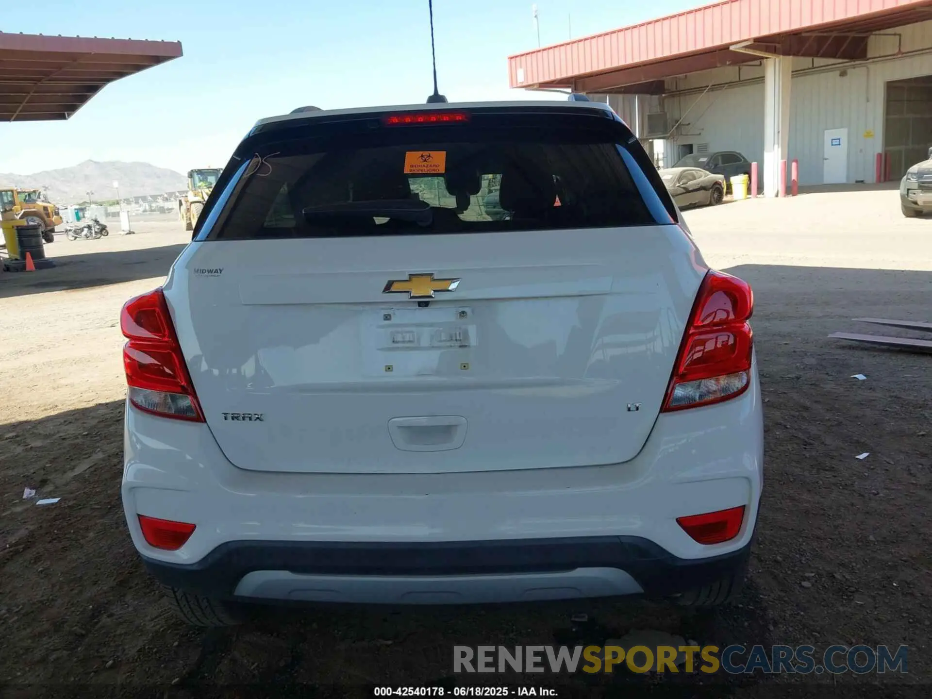 15 Photograph of a damaged car KL7CJLSB6LB008877 CHEVROLET TRAX 2020