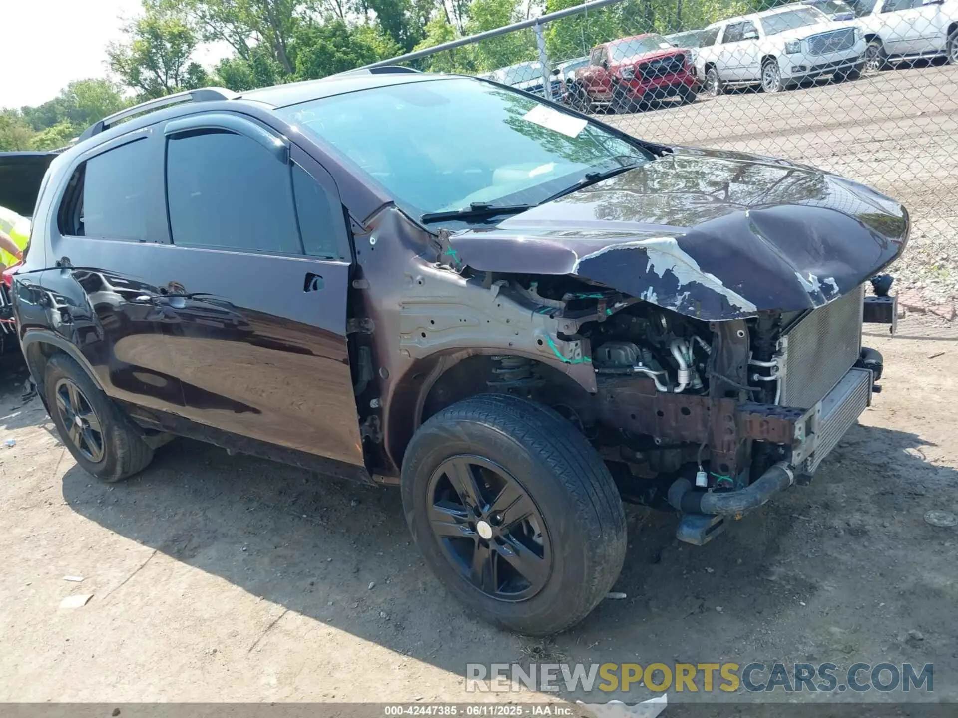 14 Photograph of a damaged car KL7CJLSB6LB341810 CHEVROLET TRAX 2020