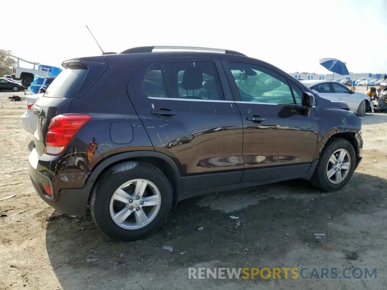 3 Photograph of a damaged car KL7CJLSB6LB342181 CHEVROLET TRAX 2020