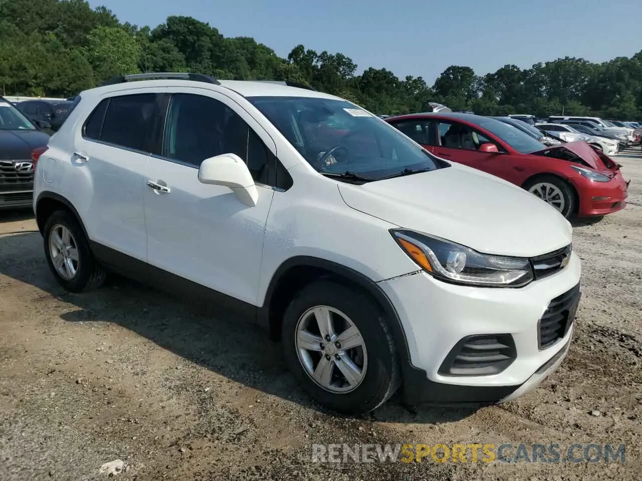 4 Photograph of a damaged car KL7CJLSB7LB091509 CHEVROLET TRAX 2020