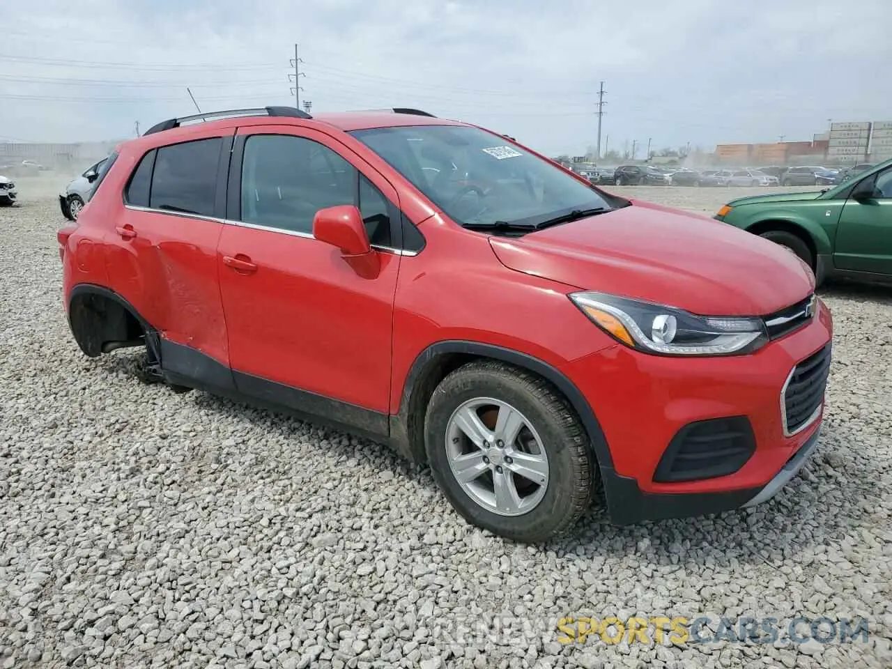 4 Photograph of a damaged car KL7CJLSB7LB338818 CHEVROLET TRAX 2020