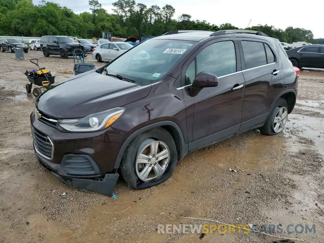 1 Photograph of a damaged car KL7CJLSB7LB342514 CHEVROLET TRAX 2020