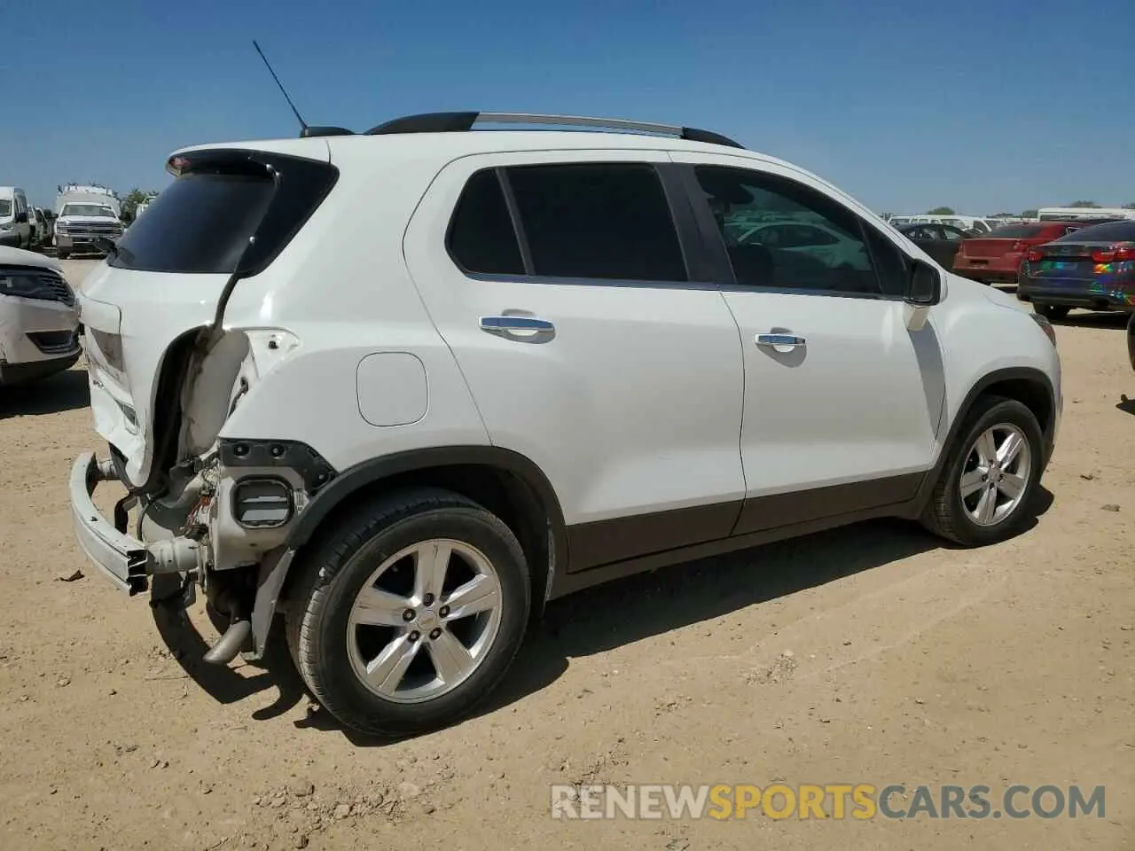 3 Photograph of a damaged car KL7CJLSB8LB040892 CHEVROLET TRAX 2020