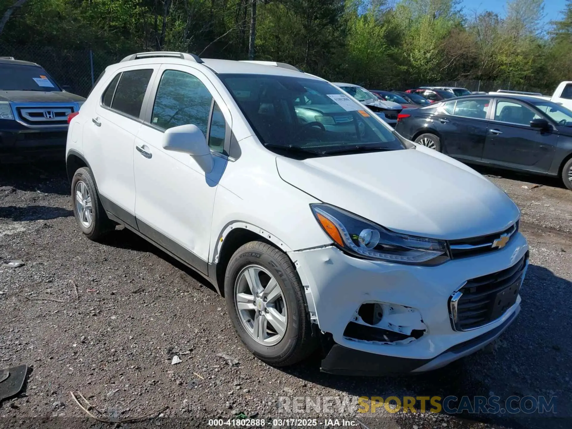 1 Photograph of a damaged car KL7CJLSB9LB005813 CHEVROLET TRAX 2020