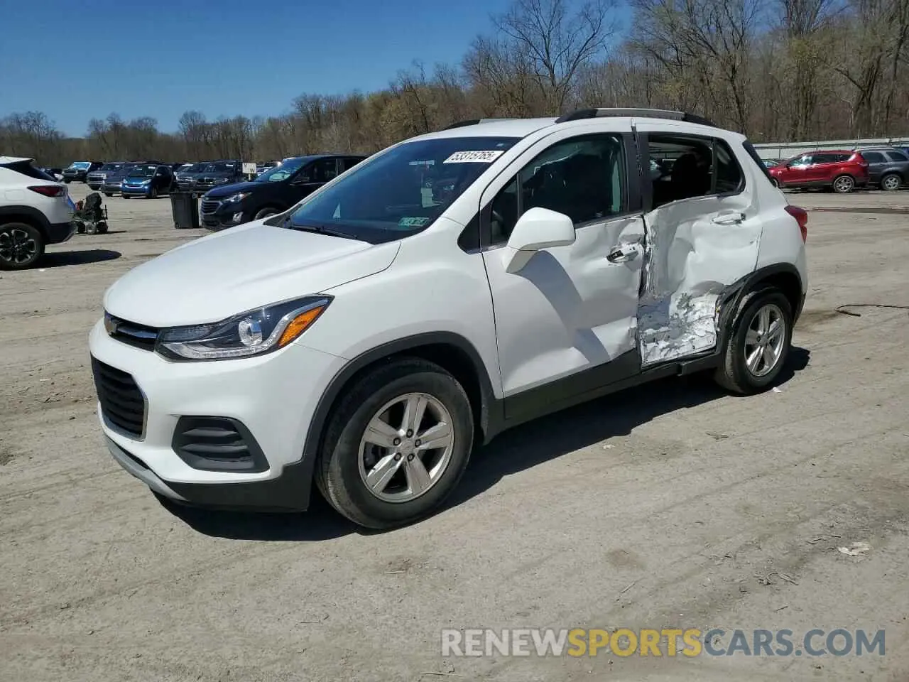 1 Photograph of a damaged car KL7CJLSB9LB319669 CHEVROLET TRAX 2020