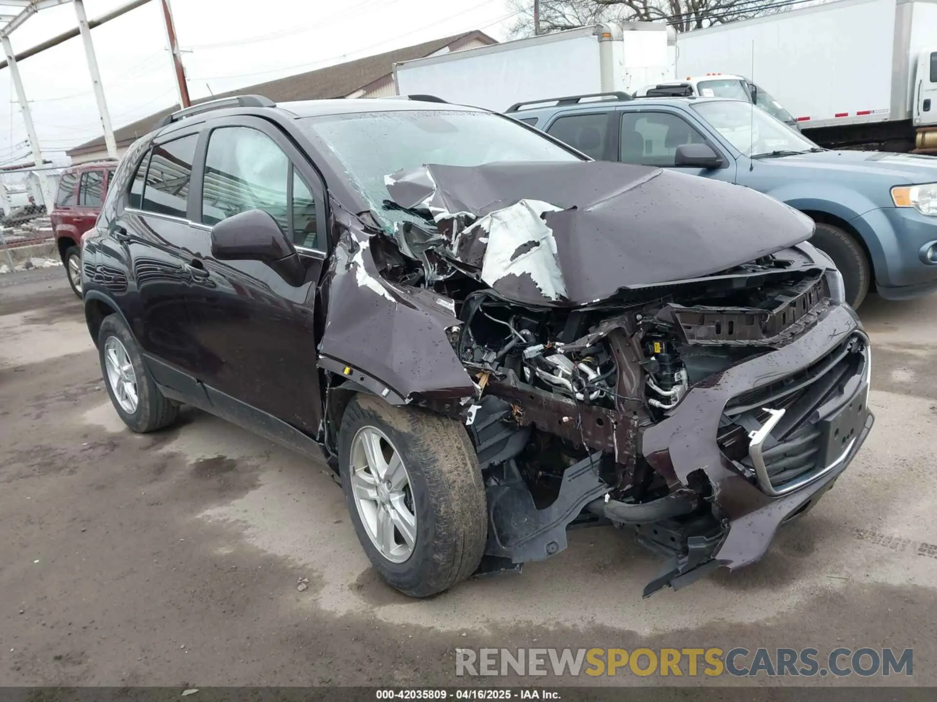 1 Photograph of a damaged car KL7CJLSBXLB346928 CHEVROLET TRAX 2020