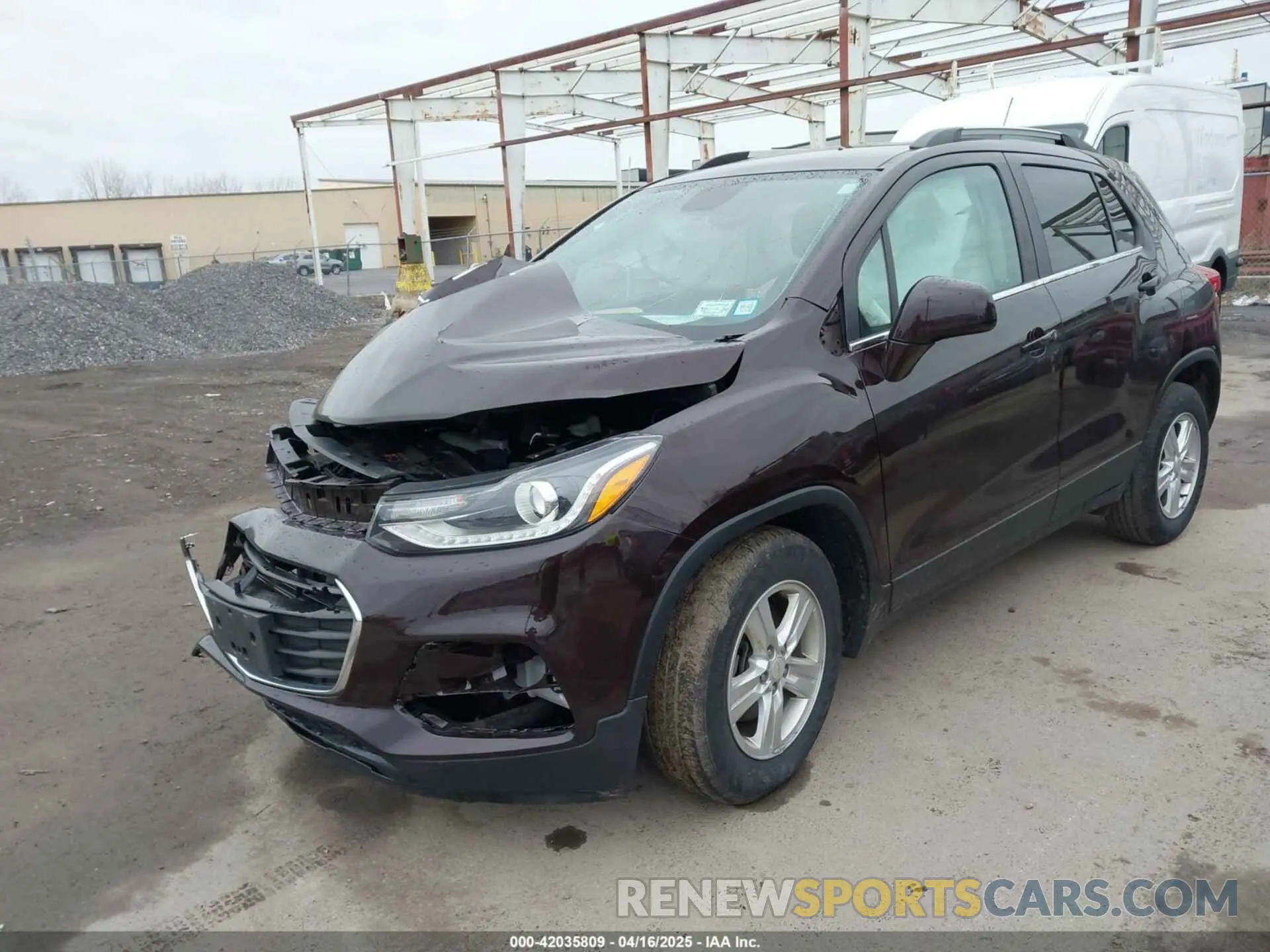 2 Photograph of a damaged car KL7CJLSBXLB346928 CHEVROLET TRAX 2020