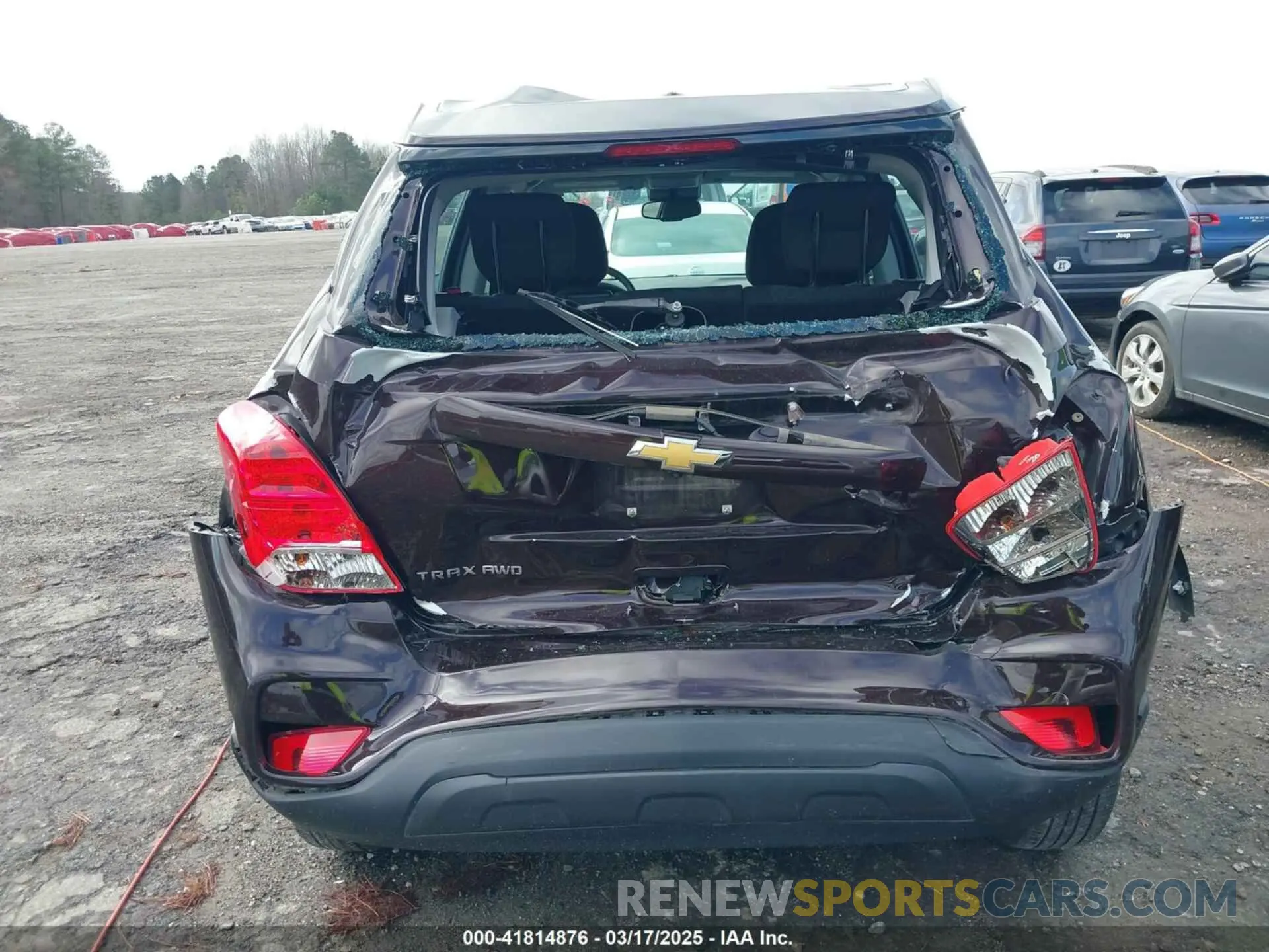 16 Photograph of a damaged car KL7CJNSB2LB336065 CHEVROLET TRAX 2020