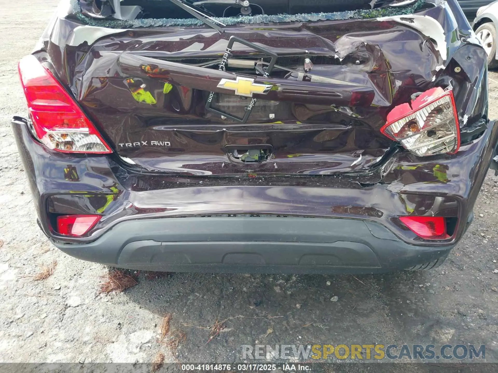 6 Photograph of a damaged car KL7CJNSB2LB336065 CHEVROLET TRAX 2020