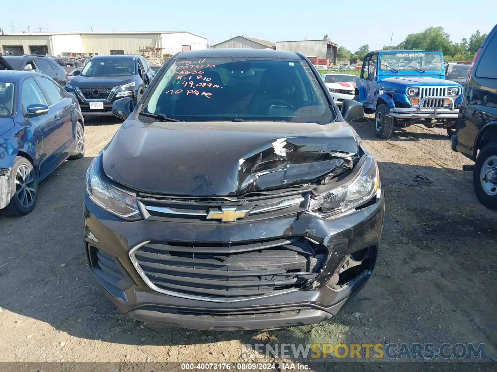 12 Photograph of a damaged car KL7CJNSB8LB016636 CHEVROLET TRAX 2020