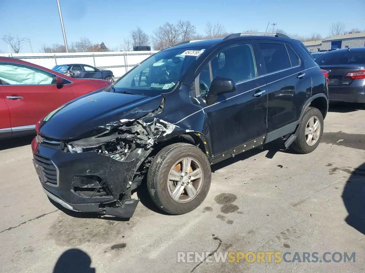 1 Photograph of a damaged car KL7CJPSB1LB001889 CHEVROLET TRAX 2020