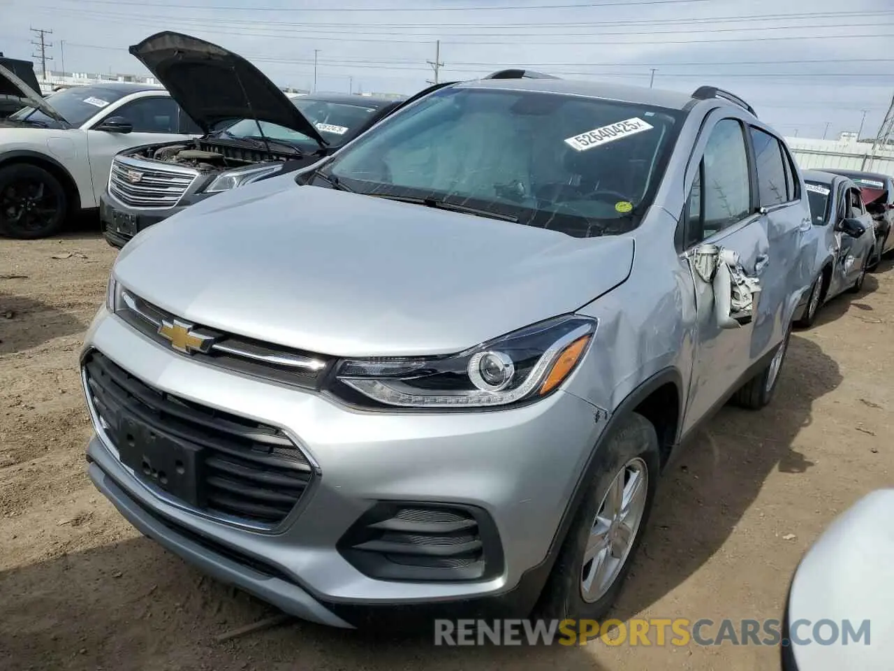 1 Photograph of a damaged car KL7CJPSB3LB008794 CHEVROLET TRAX 2020