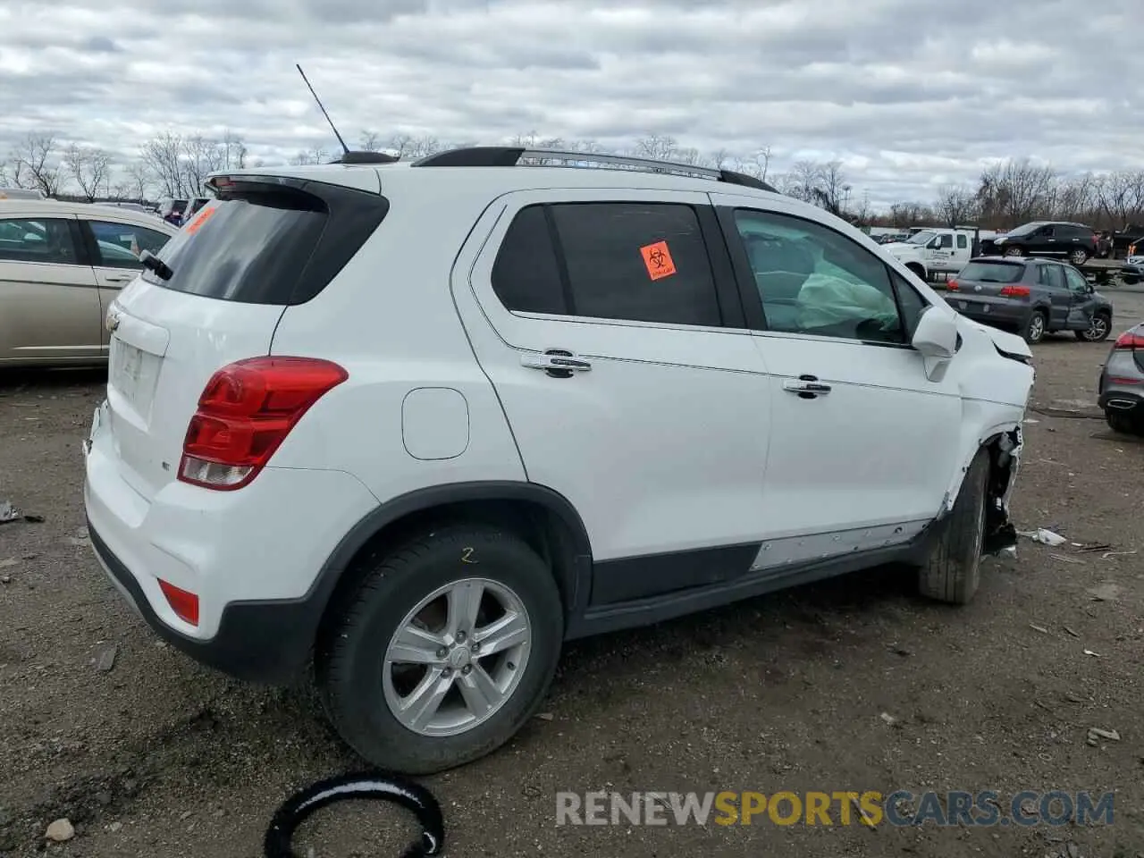 3 Photograph of a damaged car KL7CJPSBXLB001082 CHEVROLET TRAX 2020