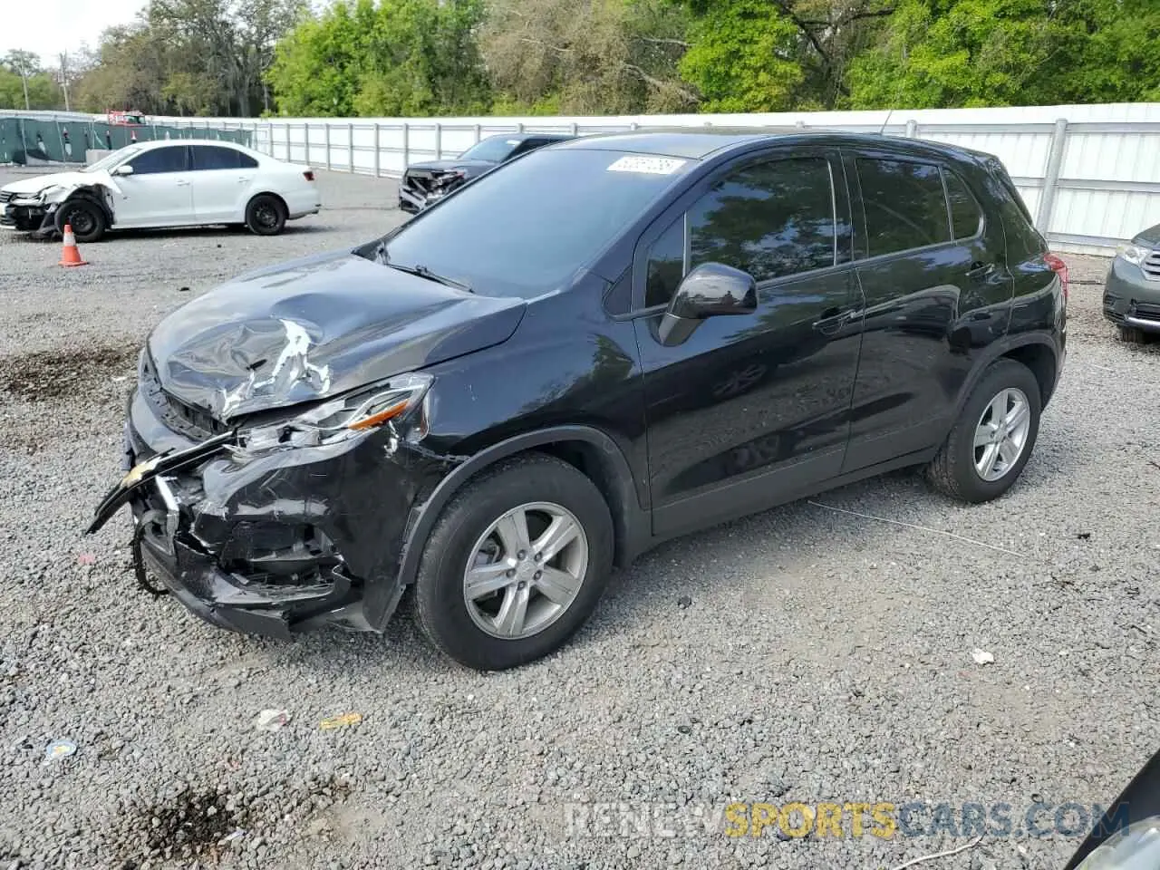 1 Photograph of a damaged car KL7CJKSB0MB319152 CHEVROLET TRAX 2021