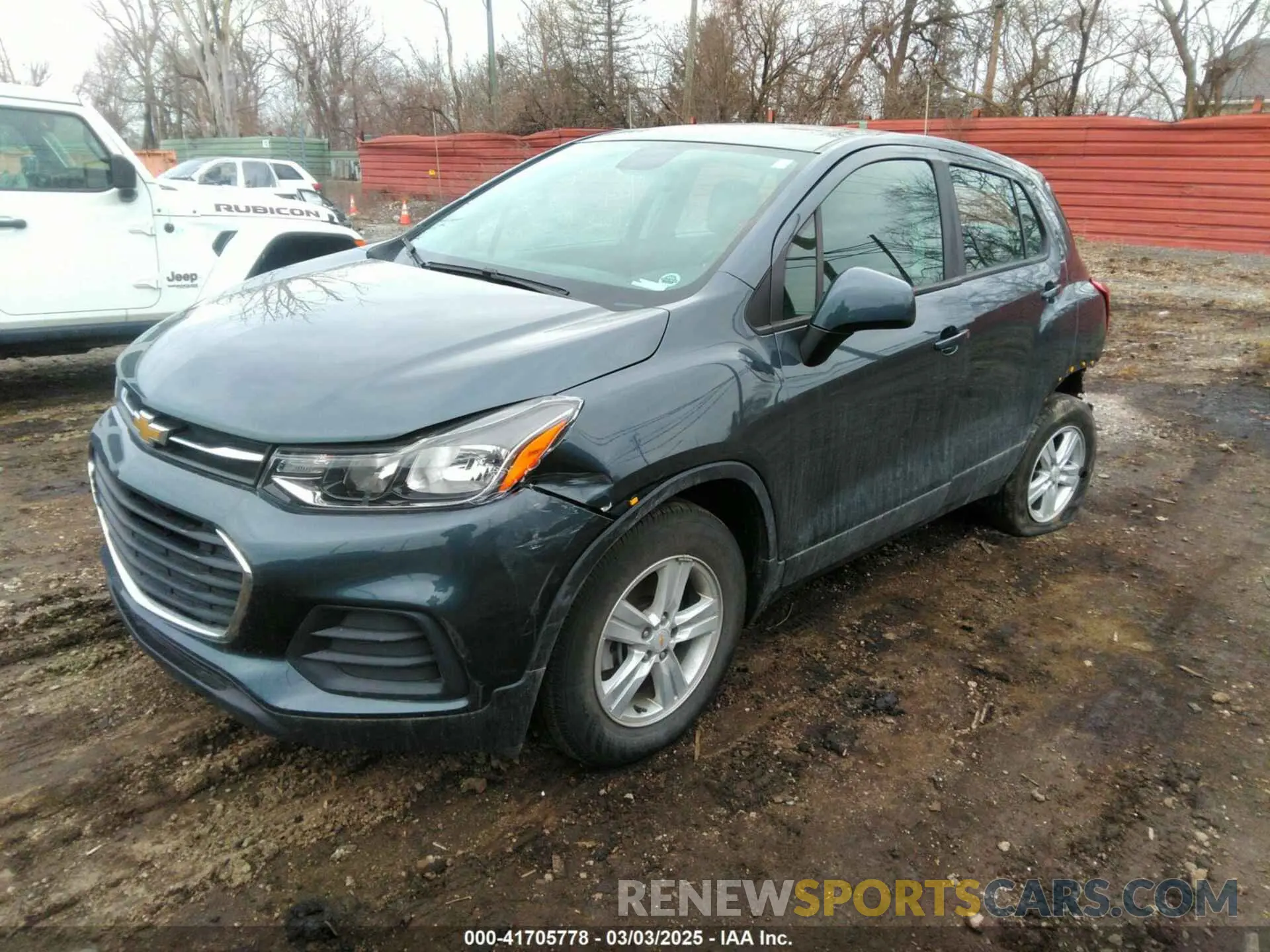 2 Photograph of a damaged car KL7CJKSB0MB322634 CHEVROLET TRAX 2021