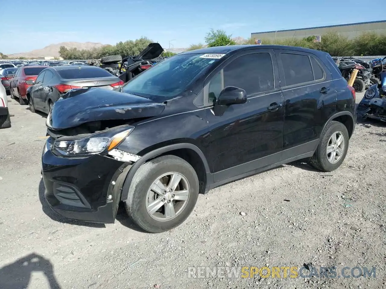 1 Photograph of a damaged car KL7CJKSB1MB303476 CHEVROLET TRAX 2021