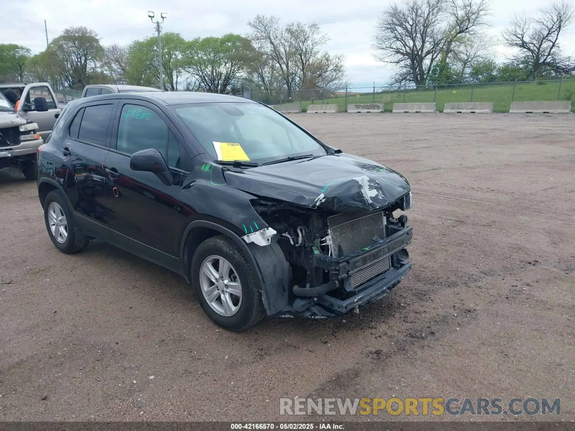 1 Photograph of a damaged car KL7CJKSB1MB309813 CHEVROLET TRAX 2021