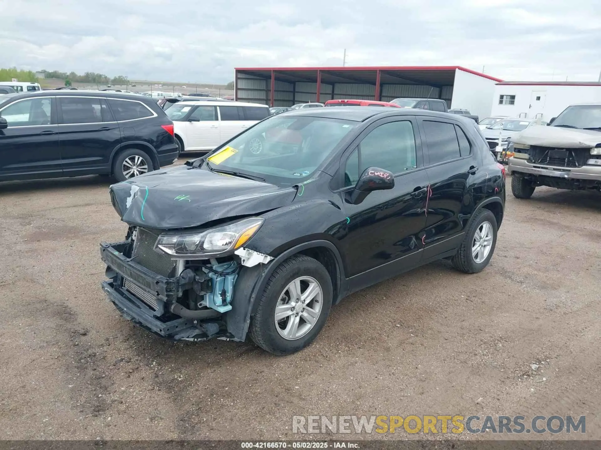 2 Photograph of a damaged car KL7CJKSB1MB309813 CHEVROLET TRAX 2021