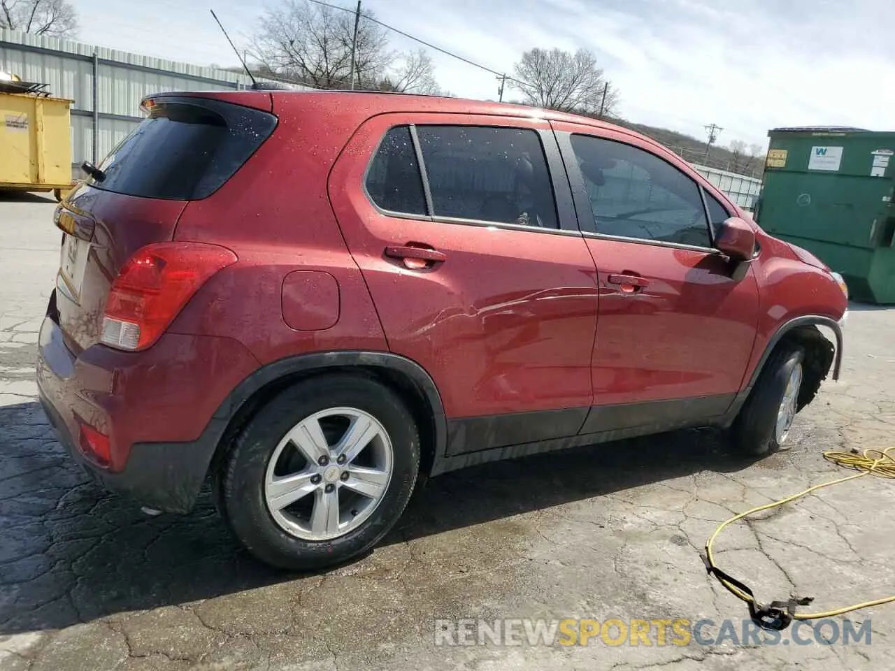 3 Photograph of a damaged car KL7CJKSB2MB319282 CHEVROLET TRAX 2021