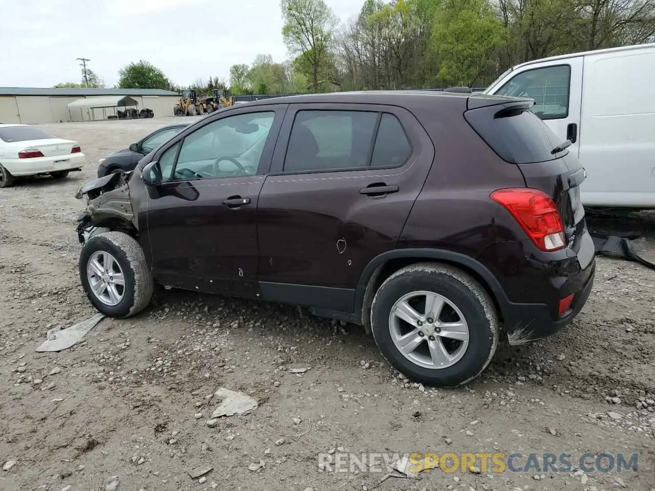 2 Photograph of a damaged car KL7CJKSB3MB305939 CHEVROLET TRAX 2021