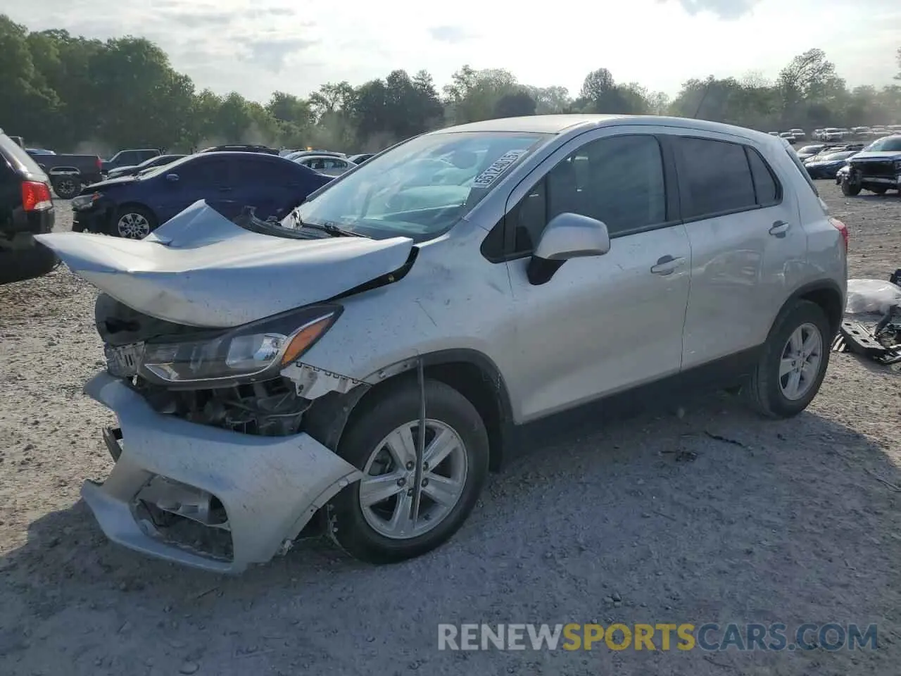 1 Photograph of a damaged car KL7CJKSB3MB308002 CHEVROLET TRAX 2021