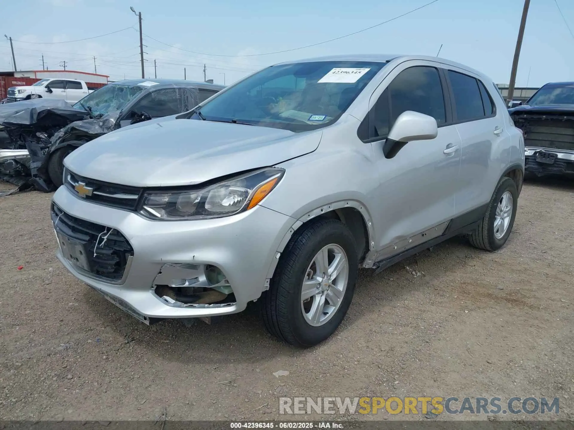2 Photograph of a damaged car KL7CJKSB4MB301642 CHEVROLET TRAX 2021