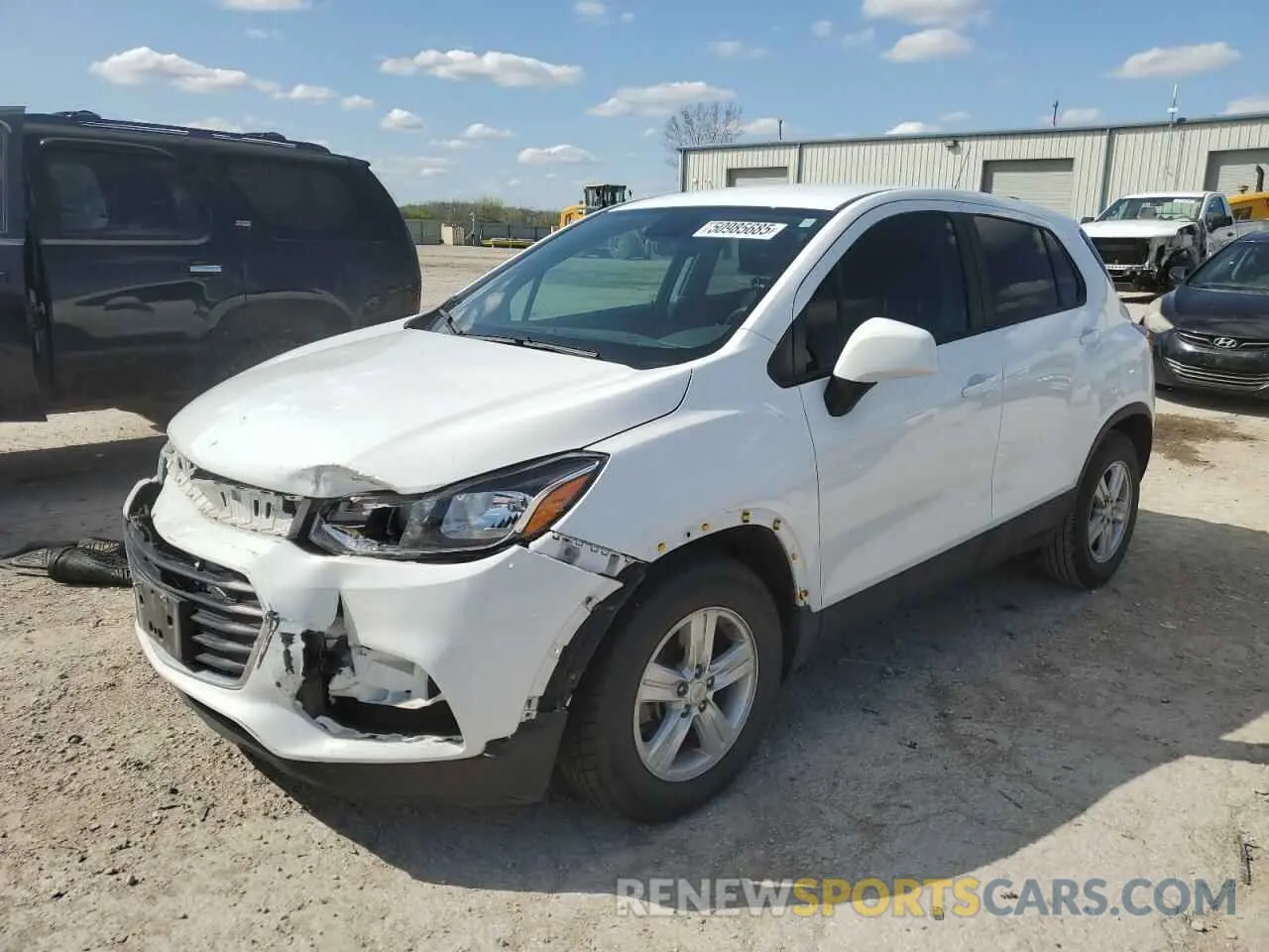 1 Photograph of a damaged car KL7CJKSB4MB312897 CHEVROLET TRAX 2021