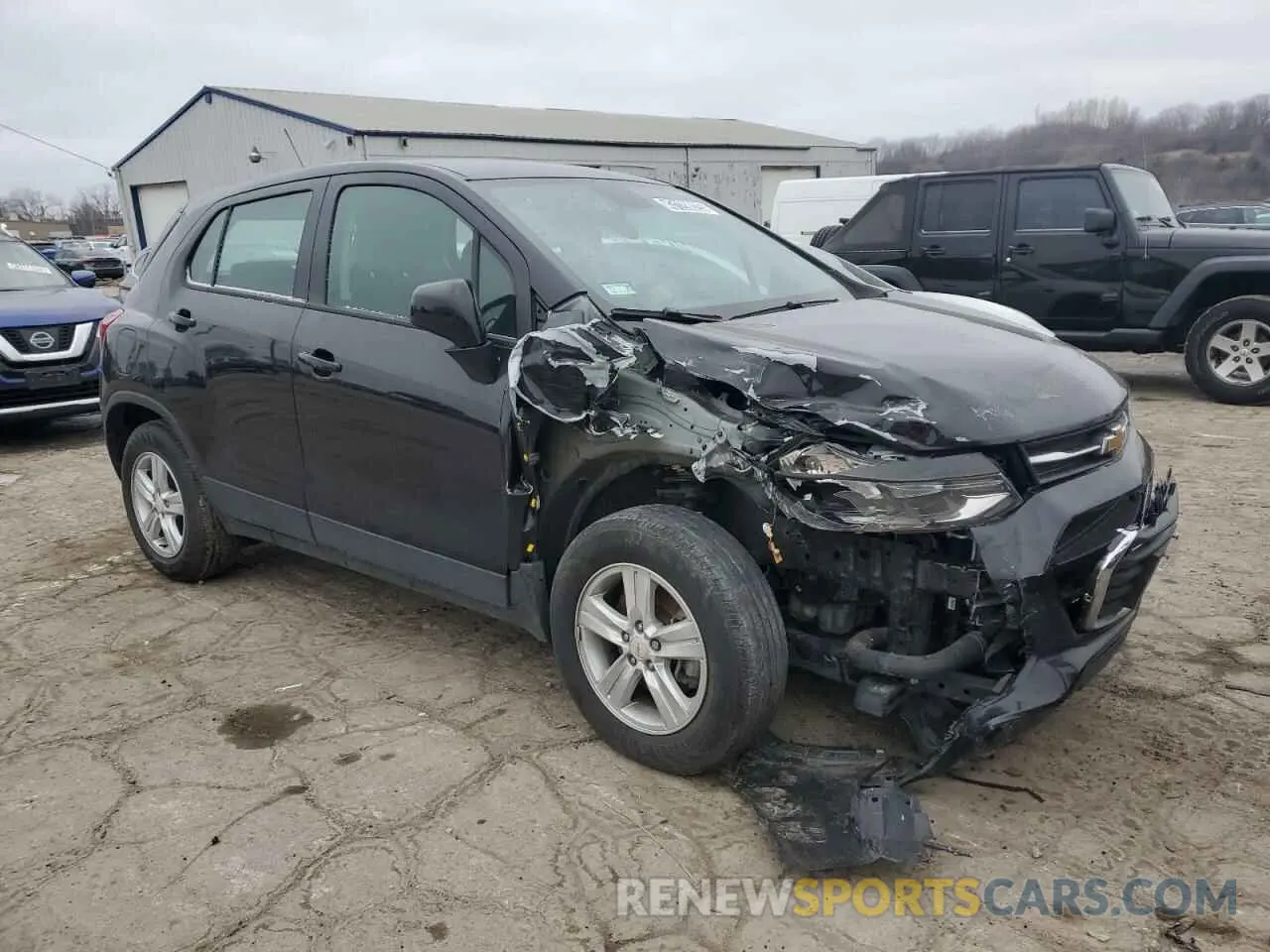 4 Photograph of a damaged car KL7CJKSB4MB316092 CHEVROLET TRAX 2021