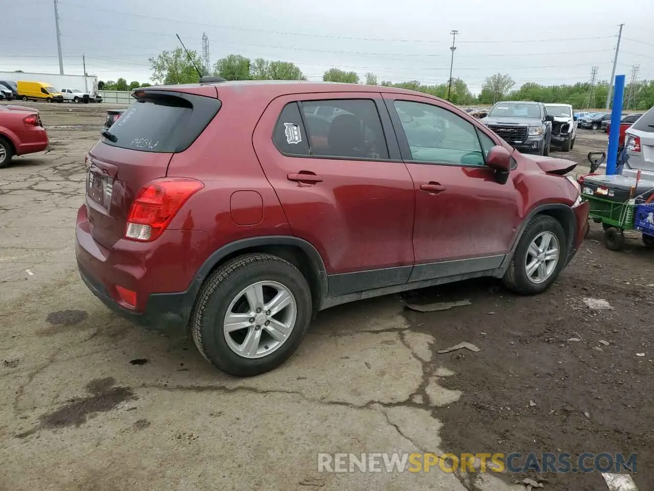 3 Photograph of a damaged car KL7CJKSB5MB327988 CHEVROLET TRAX 2021