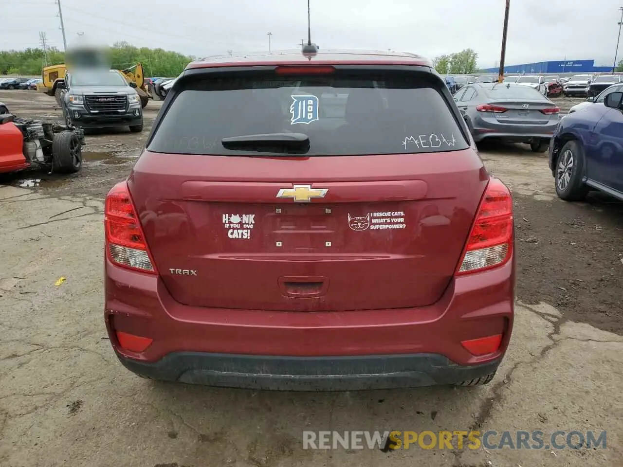 6 Photograph of a damaged car KL7CJKSB5MB327988 CHEVROLET TRAX 2021