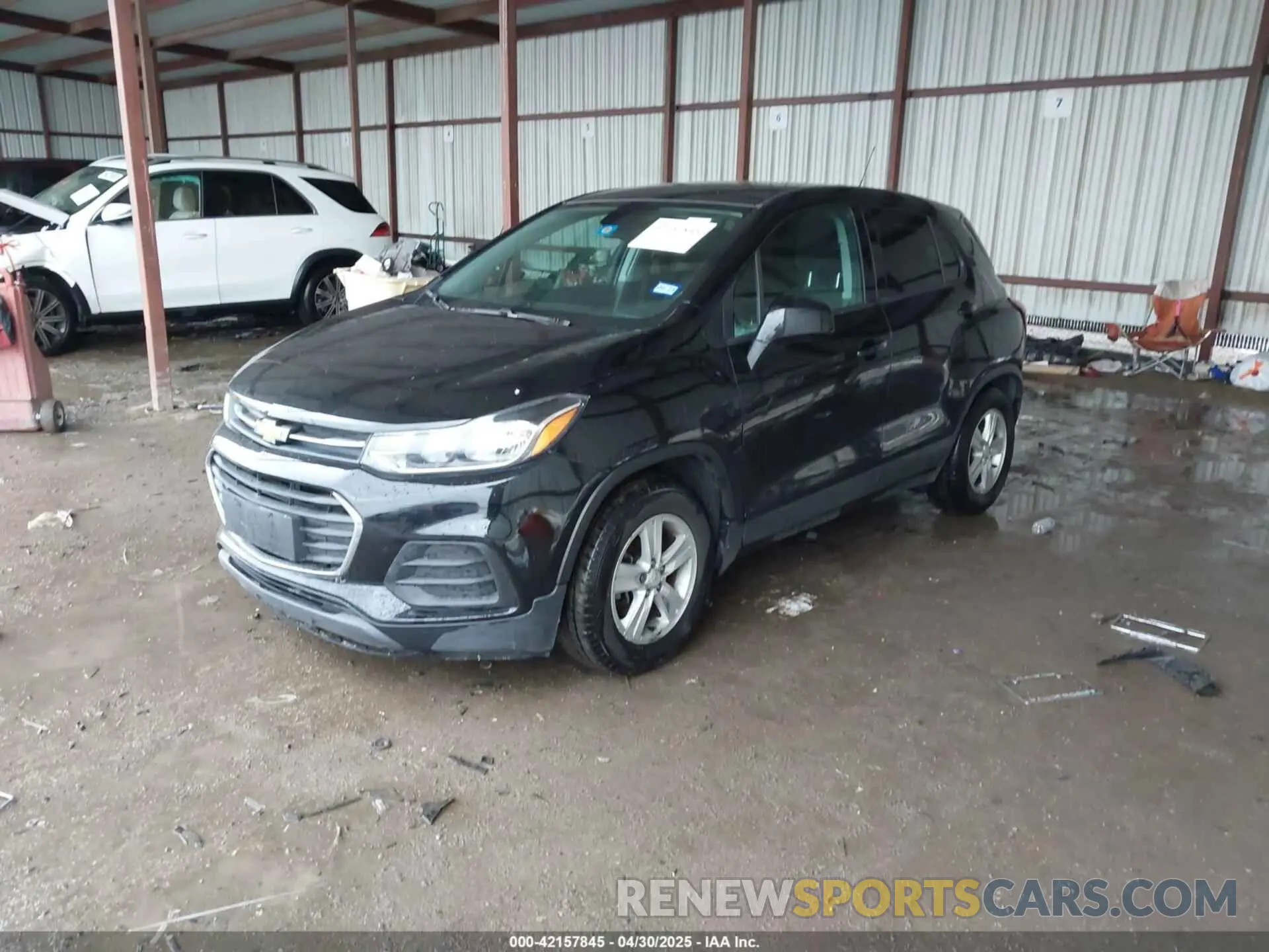 2 Photograph of a damaged car KL7CJKSB5MB334956 CHEVROLET TRAX 2021