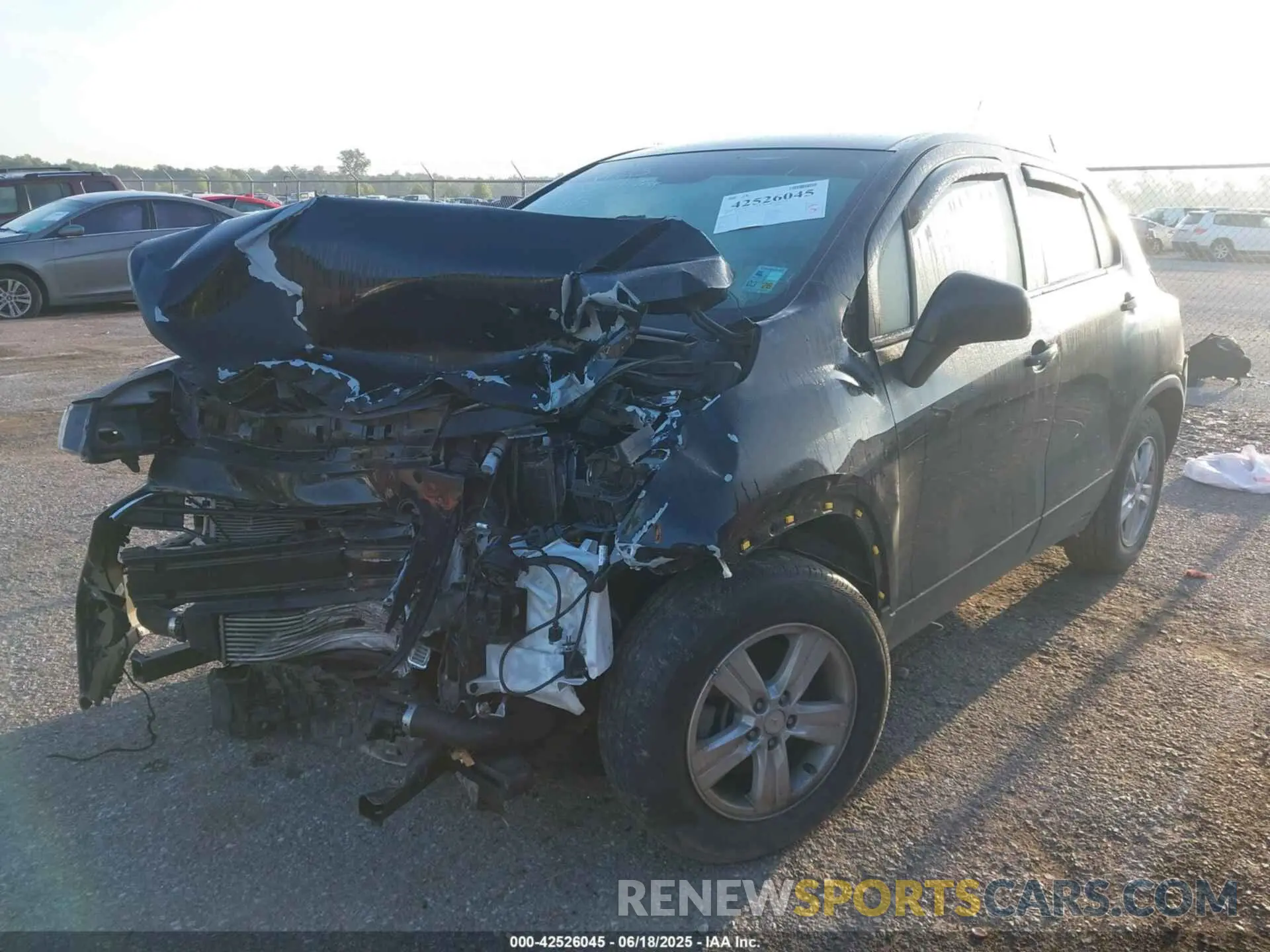 2 Photograph of a damaged car KL7CJKSB8MB301613 CHEVROLET TRAX 2021