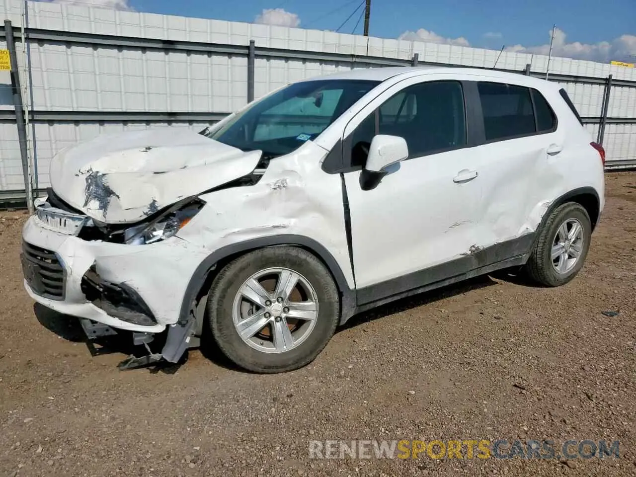 1 Photograph of a damaged car KL7CJKSB8MB302888 CHEVROLET TRAX 2021