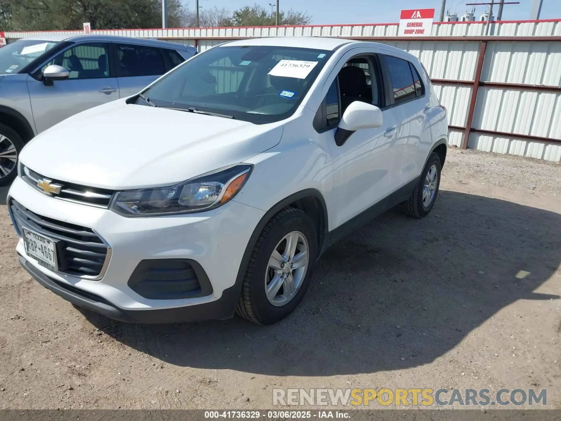 2 Photograph of a damaged car KL7CJKSB9MB301460 CHEVROLET TRAX 2021
