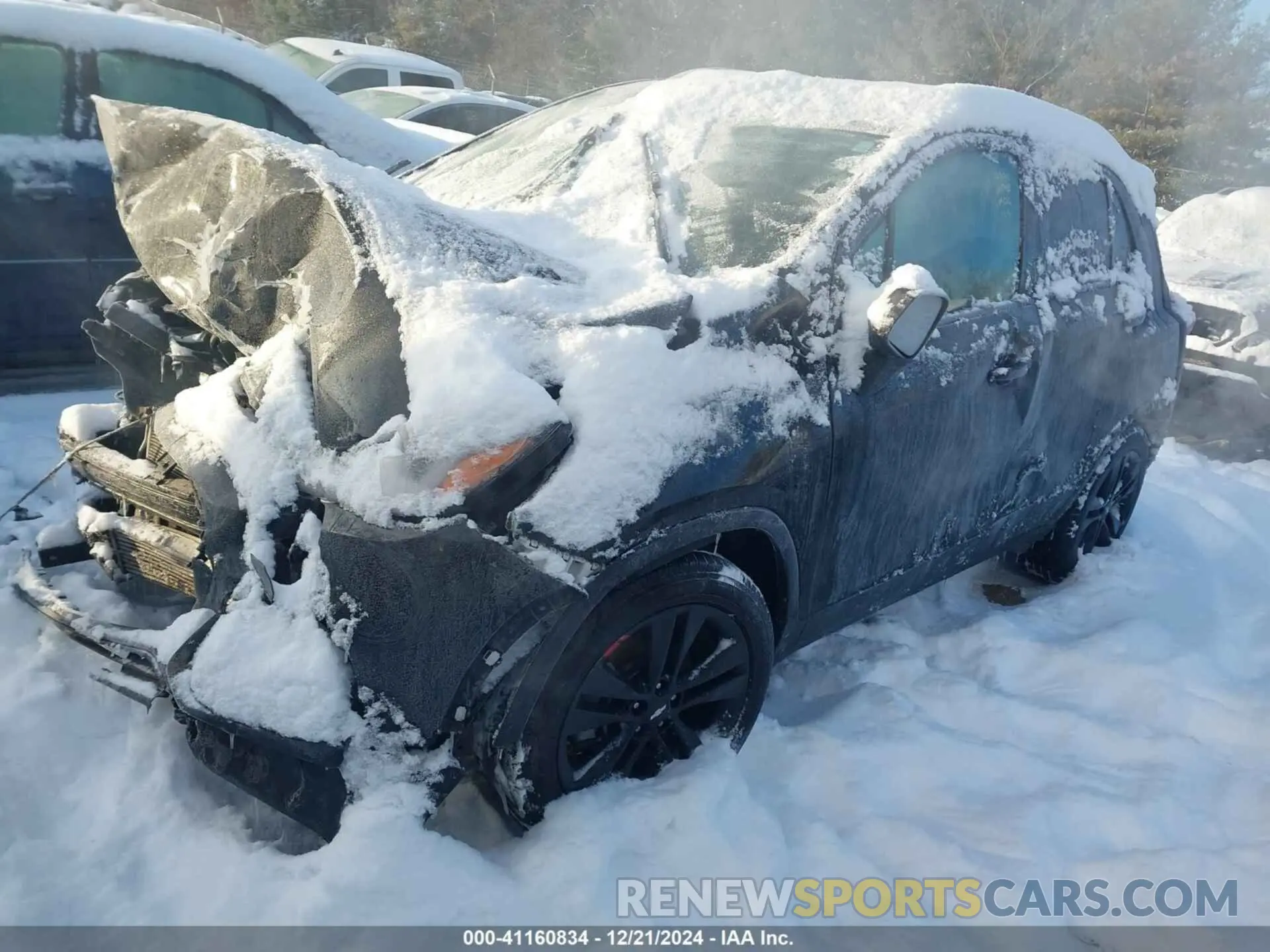 2 Photograph of a damaged car KL7CJLSB0MB306262 CHEVROLET TRAX 2021