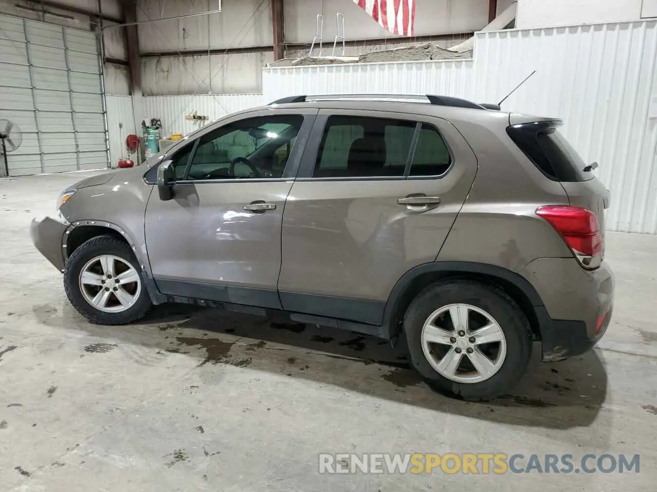 2 Photograph of a damaged car KL7CJLSB0MB309369 CHEVROLET TRAX 2021