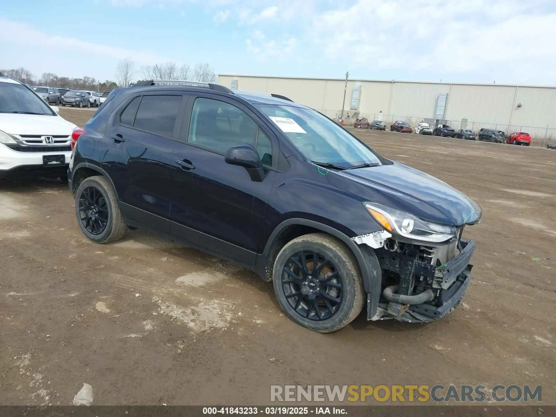 1 Photograph of a damaged car KL7CJLSB0MB322817 CHEVROLET TRAX 2021