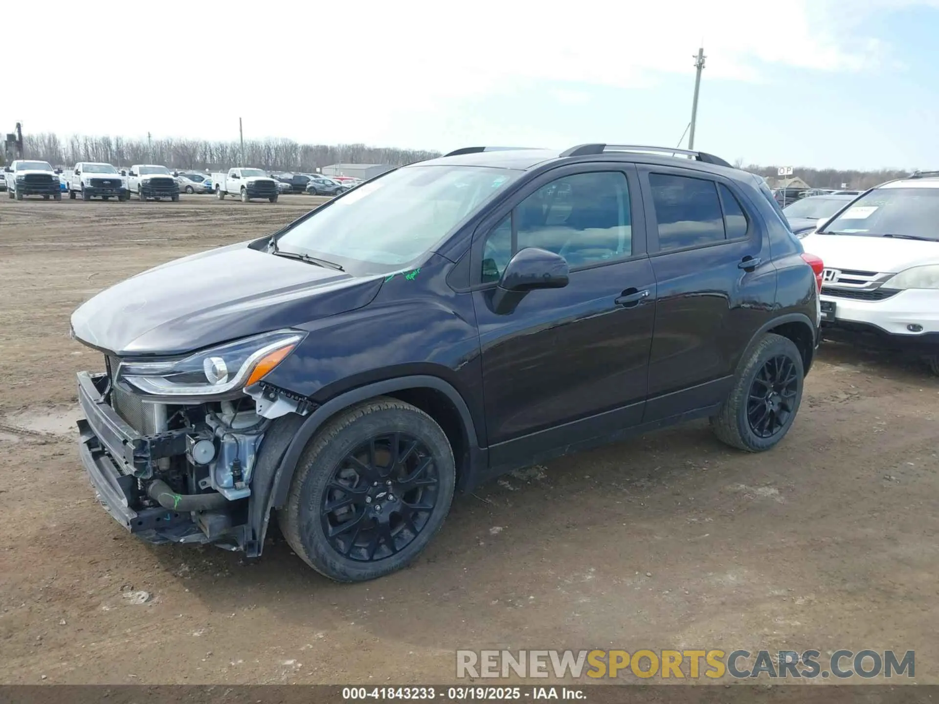 2 Photograph of a damaged car KL7CJLSB0MB322817 CHEVROLET TRAX 2021