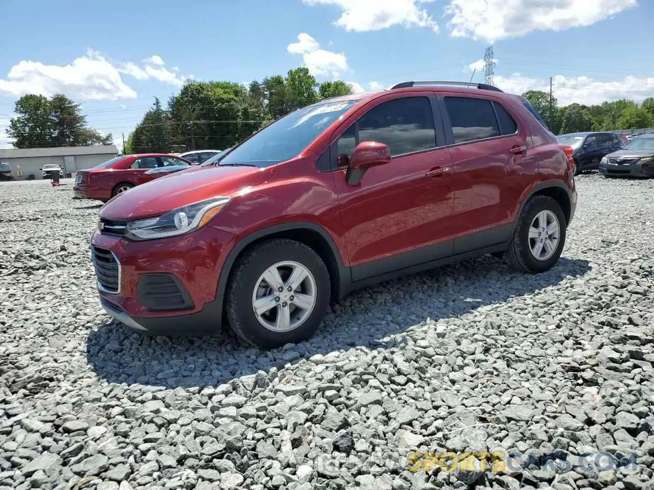 1 Photograph of a damaged car KL7CJLSB1MB312619 CHEVROLET TRAX 2021