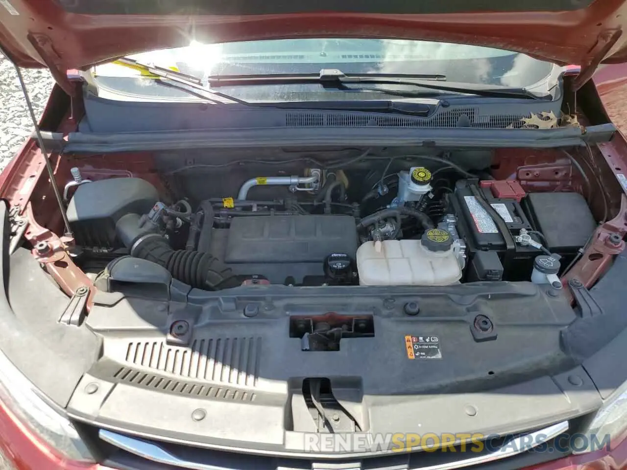 12 Photograph of a damaged car KL7CJLSB1MB312619 CHEVROLET TRAX 2021