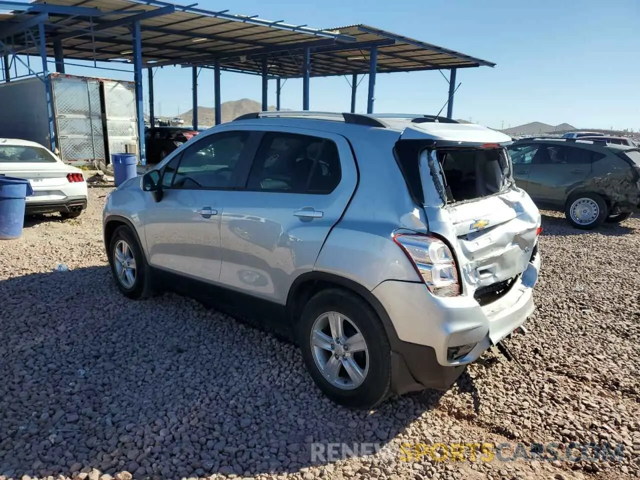 2 Photograph of a damaged car KL7CJLSB1MB342509 CHEVROLET TRAX 2021