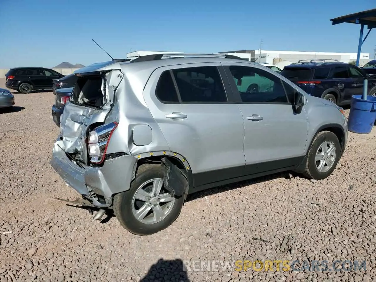3 Photograph of a damaged car KL7CJLSB1MB342509 CHEVROLET TRAX 2021