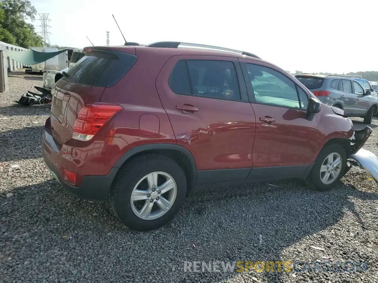 3 Photograph of a damaged car KL7CJLSB2MB315366 CHEVROLET TRAX 2021