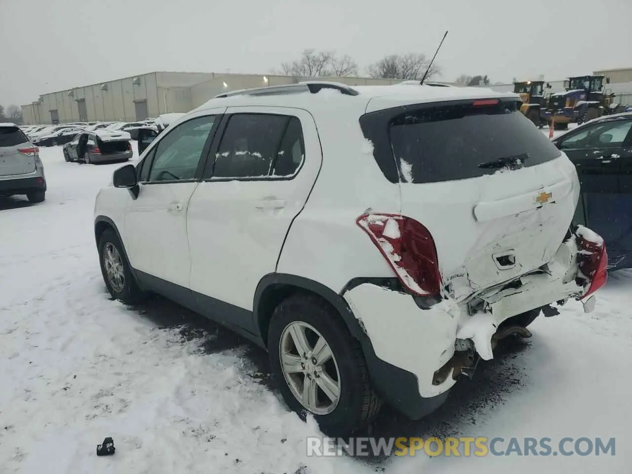2 Photograph of a damaged car KL7CJLSB2MB326433 CHEVROLET TRAX 2021