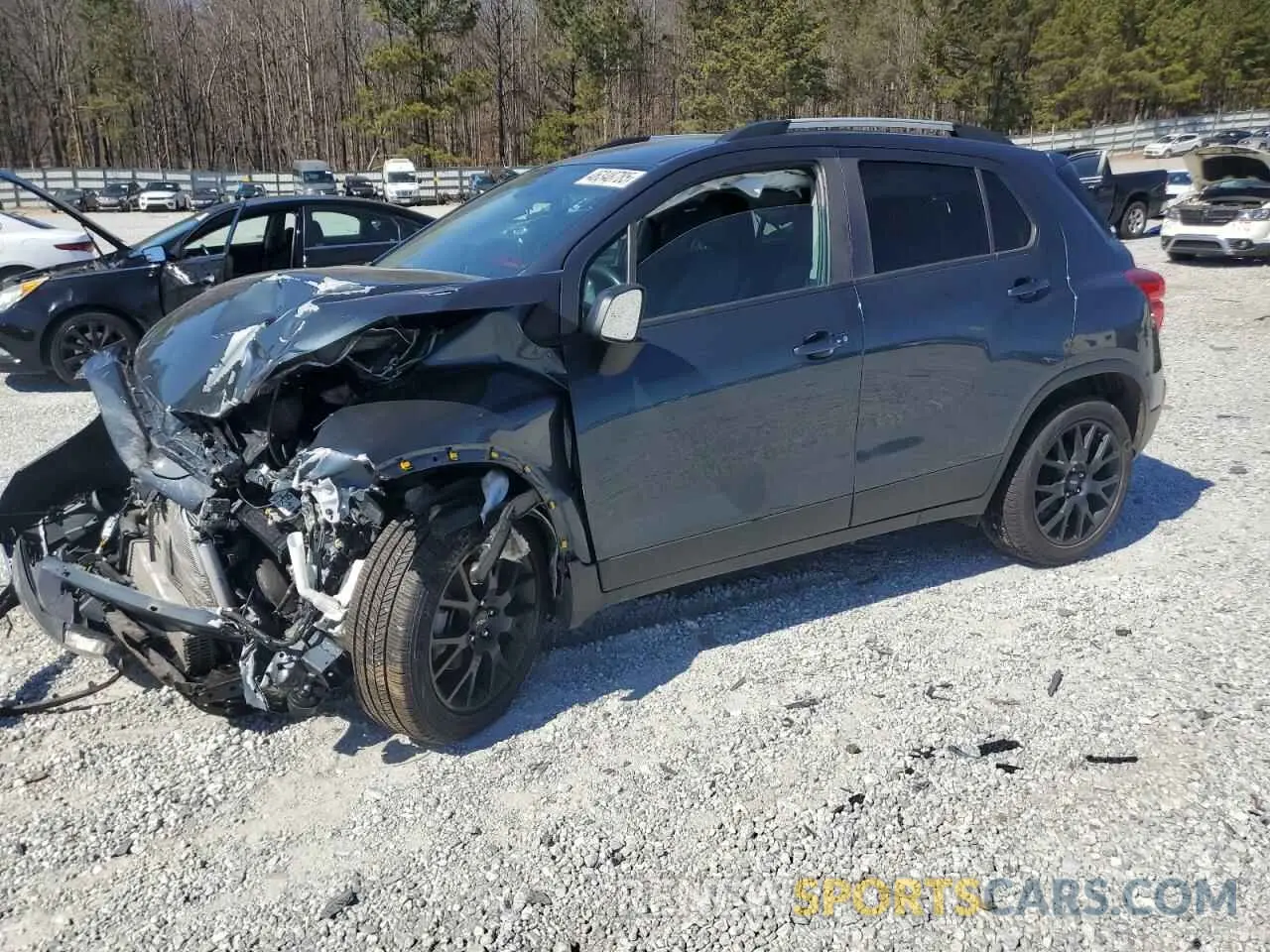1 Photograph of a damaged car KL7CJLSB3MB323105 CHEVROLET TRAX 2021