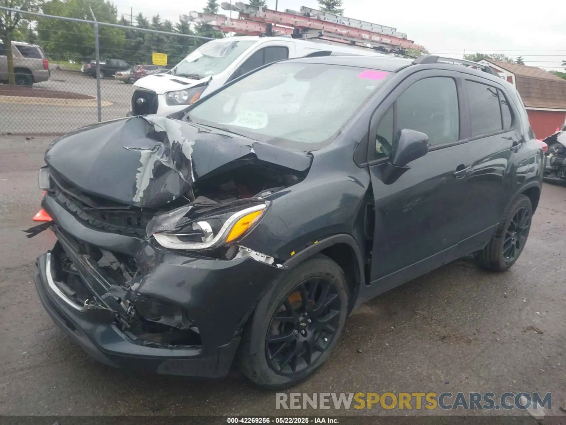 2 Photograph of a damaged car KL7CJLSB3MB331480 CHEVROLET TRAX 2021