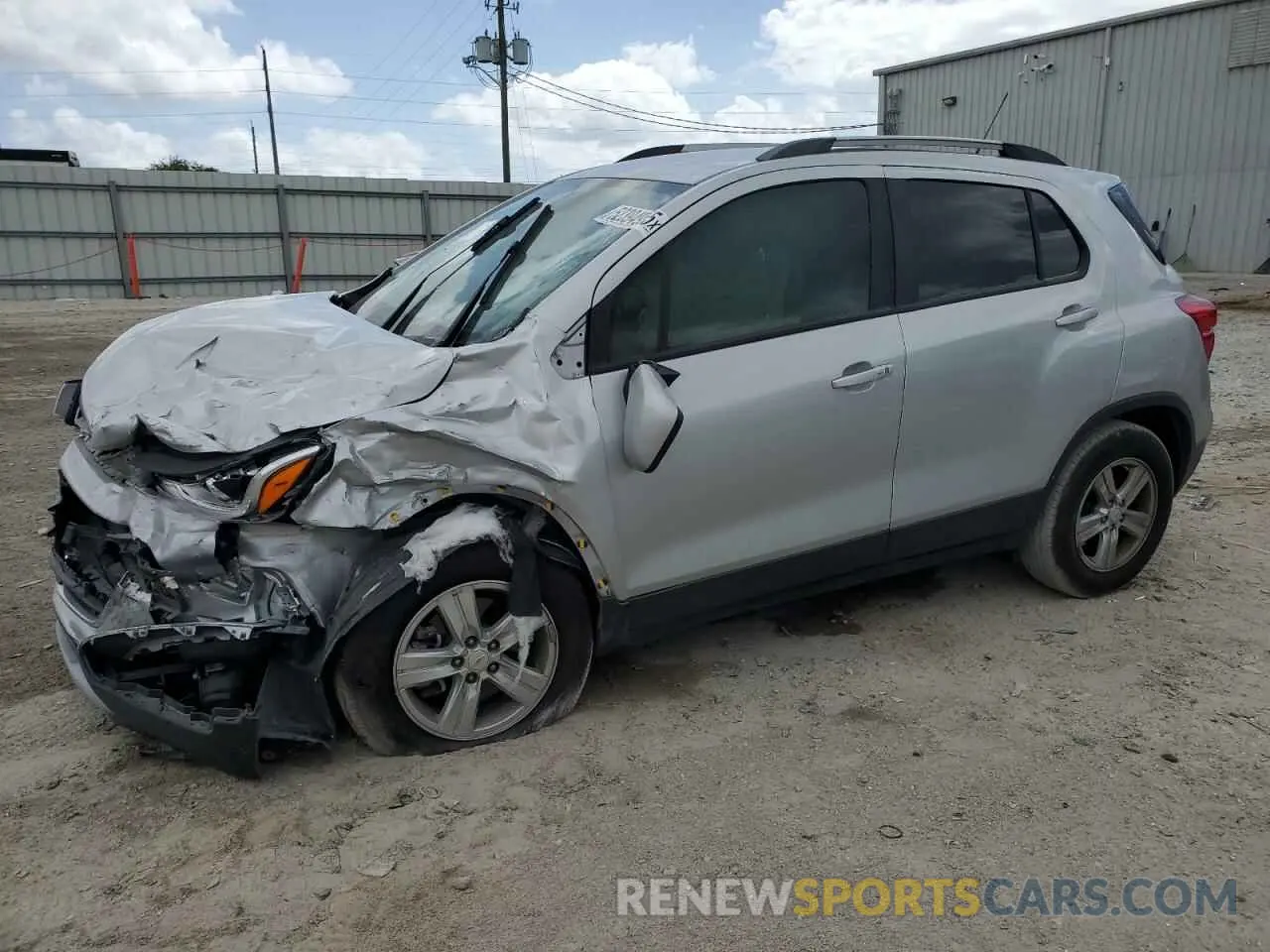 1 Photograph of a damaged car KL7CJLSB3MB337926 CHEVROLET TRAX 2021