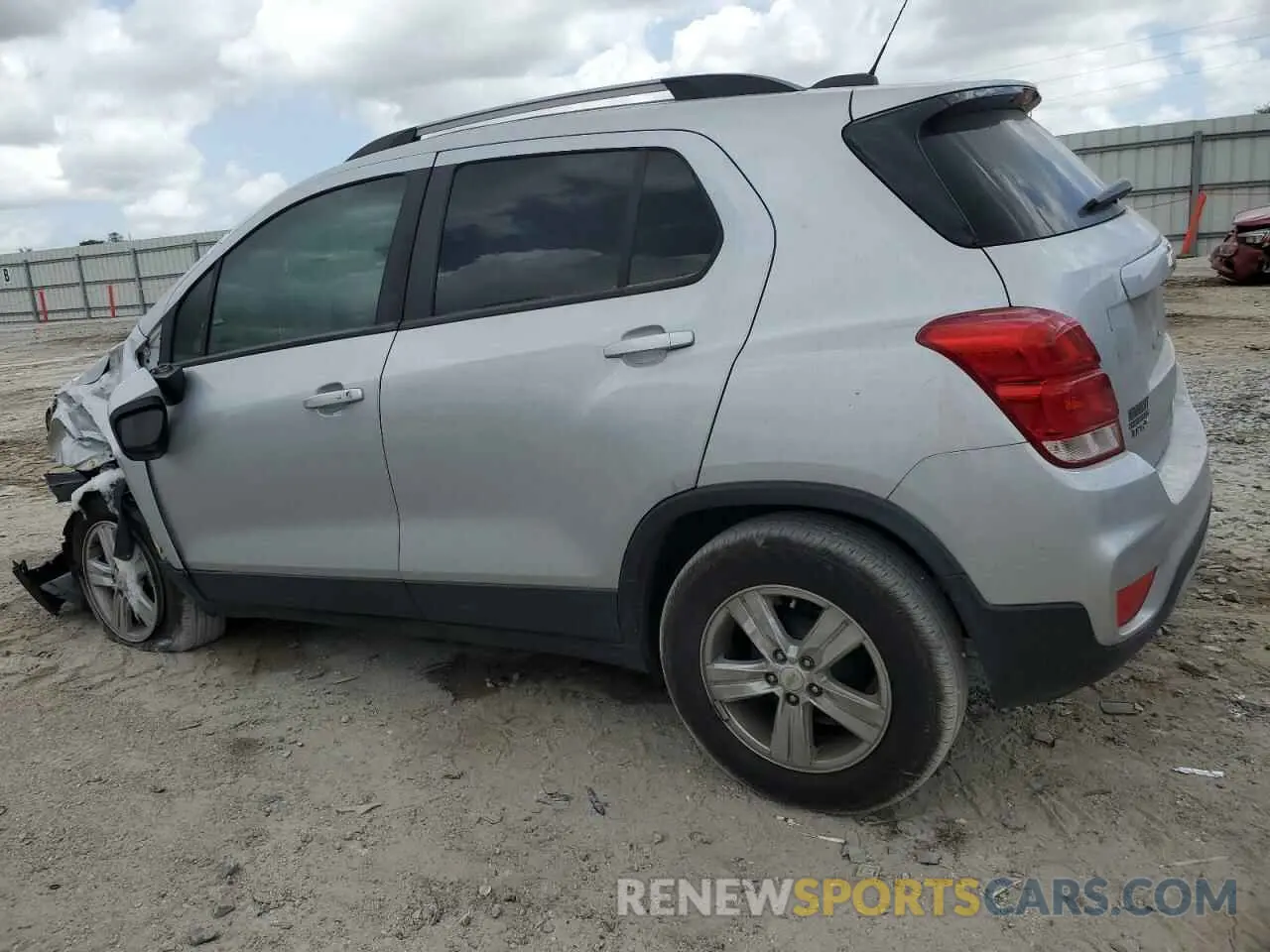 2 Photograph of a damaged car KL7CJLSB3MB337926 CHEVROLET TRAX 2021